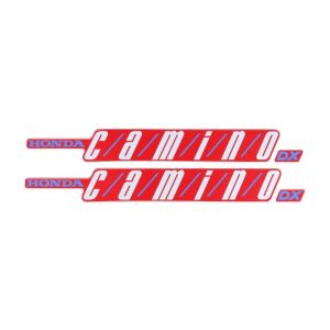 Tankstickerset Honda Camino DX Rood/Blauw