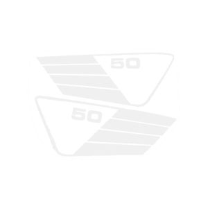 Zijkaststickerset Yamaha FS1 Wit