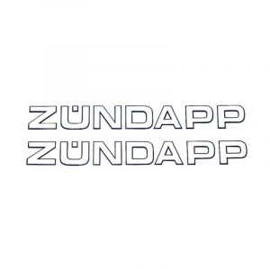 Stickerset Zundapp Tank 2-Stuks