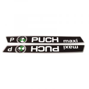 Tanktransferset Puch Maxi P Zwart/Chroom