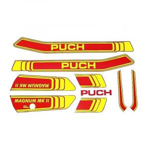 Stickerset Puch Magnum MKII Rood/Geel