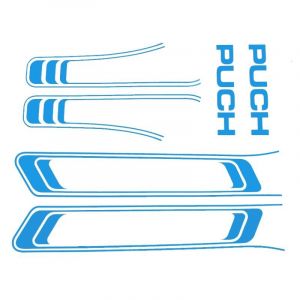 Stickerset Puch Maxi Lijnen Blauw
