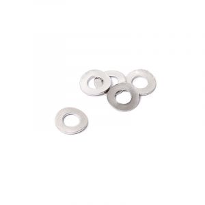 Gegolfde Veerring M8 RVS Din 137B