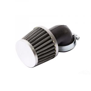 Powerfilter Haaks Chroom 28MM
