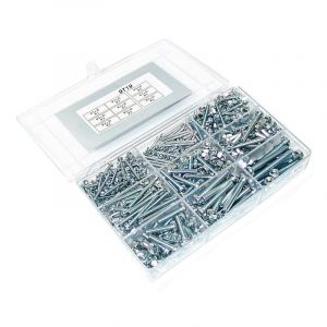 Assortimentset Bolcilinderschroeven Din 7985H - 550 Delig