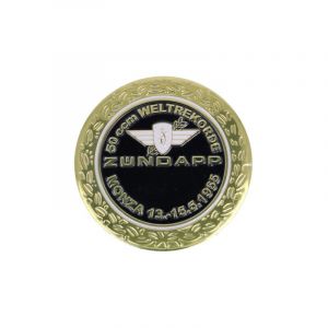 Zundapp Tankembleem Zwart Weltrekorde