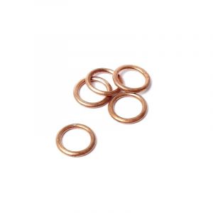Koperring Gevuld 6X10X1.5MM Din 7603C