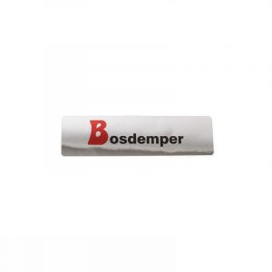 Sticker Bosdemper Chroom 25X90MM
