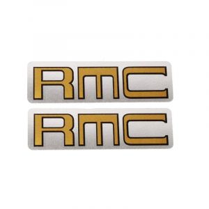 Stickerset Kreidler RMC Goud op Zilver 25X78MM