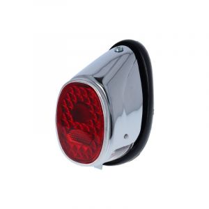 Achterlicht Chroom Model Hella Oldtimer met Remlicht