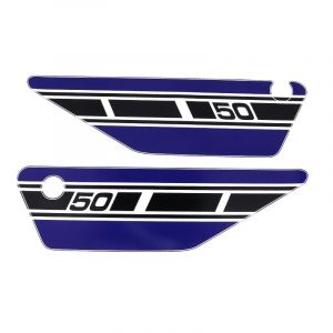 Zijkaststickerset Yamaha FS1 1J5 Donkerblauw
