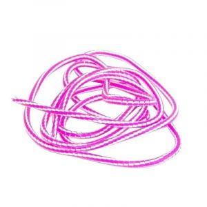 Cover Buitenkabel Roze/Wit 2 Mtr