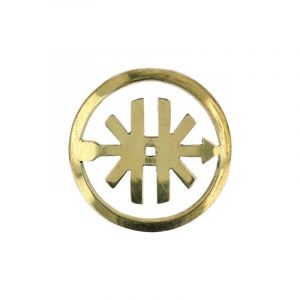 Embleem Kreidler messing 35MM
