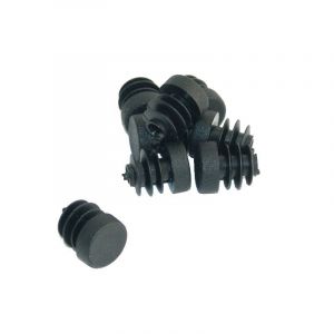 Dop kunststof Zwart 13MM