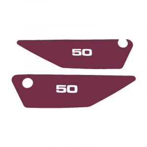 Zijkaststickerset Yamaha FS1 1J5 Paars