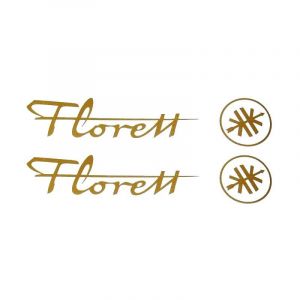 Stickerset Kreidler Eitank Goud + Logo
