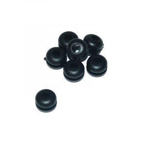 Doorvoerrubber Zwart 3.2 X 4.7MM