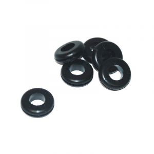 Doorvoerrubber Zwart 9.5 X 12.5MM