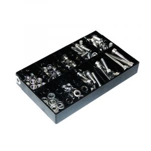 Assortimentset Bouten/Moeren Inbus M6 RVS - 150 Delig
