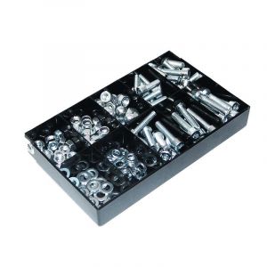 Assortimentset Bouten/Moeren Inbus M6 ELVZ - 150 Delig