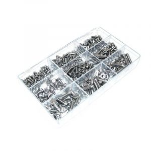 Assortimentset Cil.Schroeven & Moeren RVS - 360 Delig