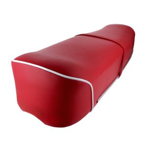 Buddyseat Zundapp Rood - Witte bies