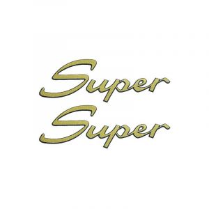 Stickerset Kreidler Super Goud 100X40MM