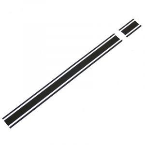 Baansticker Tank Kreider Zwart/Wit