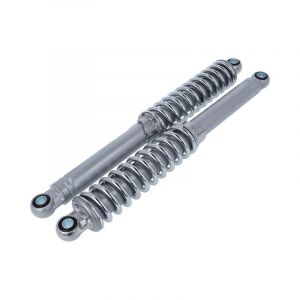 Schokbrekerset Grijs/Chroom IMCA 360MM