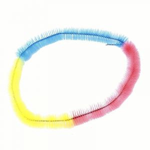 Naafborstel Blauw/Geel/Rood 53CM