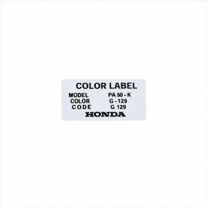 Sticker Kleurcode Honda Camino PA50-K