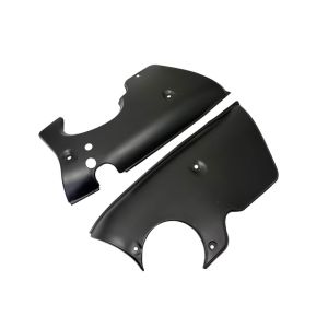 Motorschermen Set Kreidler SB Mat Zwart Open Vliegwieldeksel