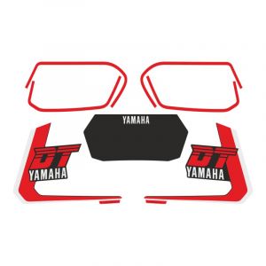 Stickerset Yamaha DT Wit/Rood/Zwart