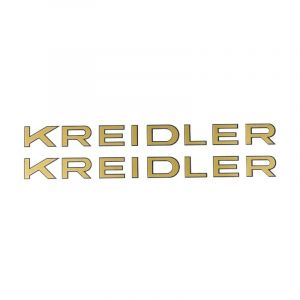 Stickerset Kreidler Goud/Zwart 180X16MM