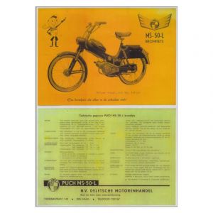Poster Puch MS-50-L Herdruk