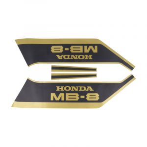 Stickerset Honda MB8 JPS Goud/Zwart