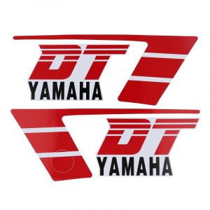 Stickerset Yamaha DT50MX Rood/Zwart/Wit
