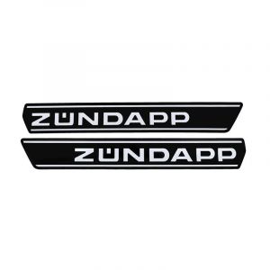 Tankstickers Zundapp Zwart/Wit