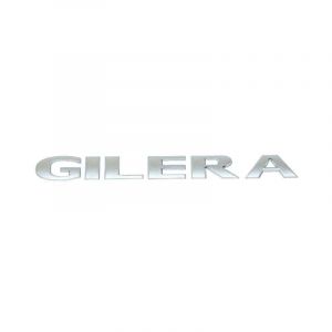Sticker Gilera 3D Zilver 15CM