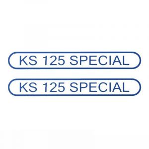 Stickerset Tank Zundapp KS125 Special Blauw