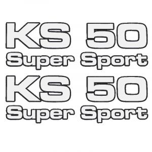 Stickerset Zundapp KS50 Supersport 4-Delig