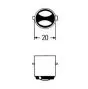 Lamp BA20D 12 Volt 25/25 Watt