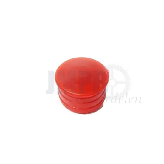 Dopje Rood in Remankerplaat Voorzijde Puch Maxi