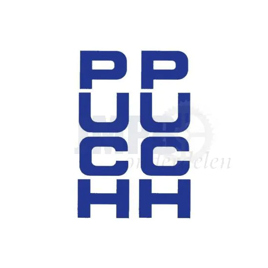 Stickerset Voorvork Puch Maxi Blauw 26X94MM