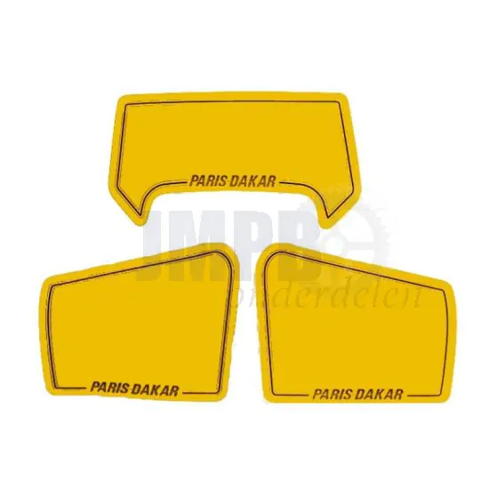 Stickerset Honda MT50 Geel / PD 3-Delig