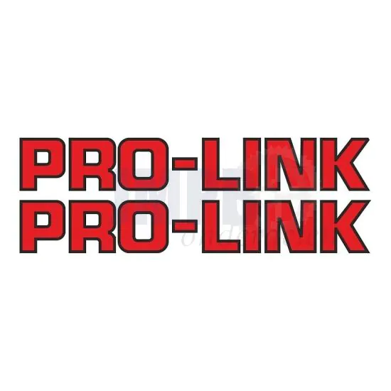 Stickerset Pro-Link Rood 29CM