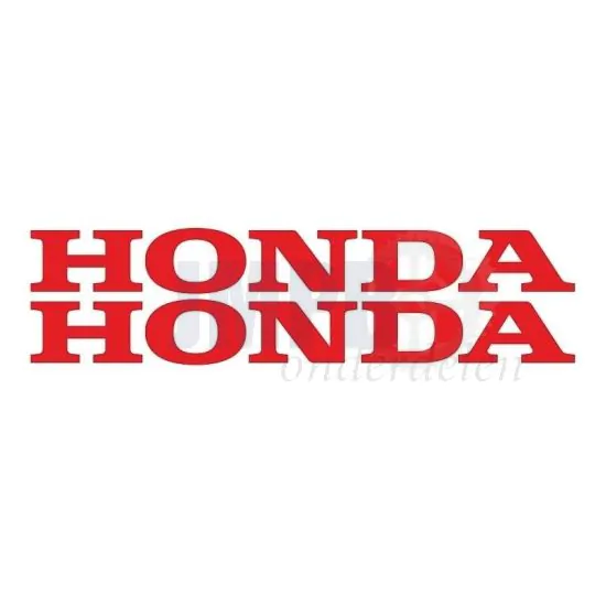 Stickerset Honda Woord Rood 22CM