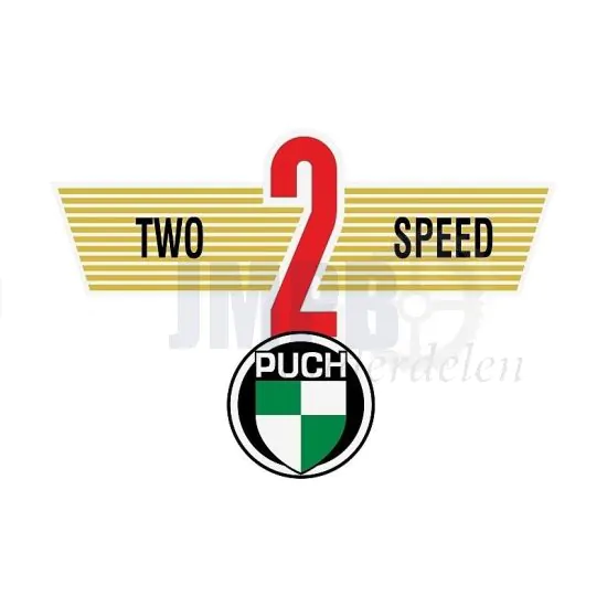 Transfer Achterspatbord Puch VS50 Two Speed