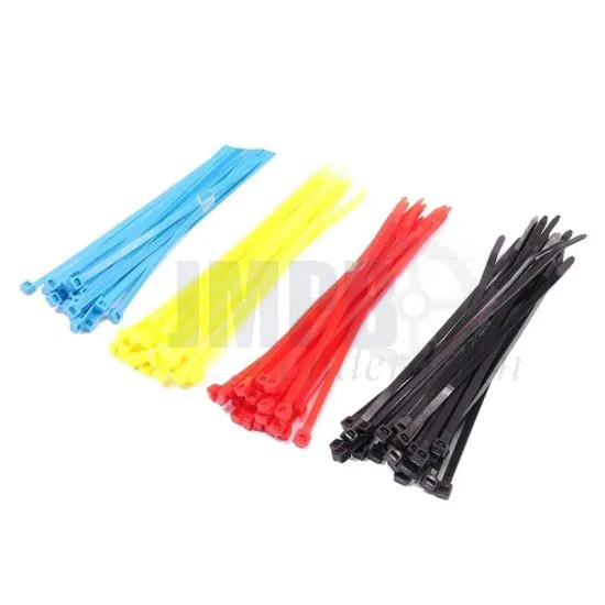 Assortimentset Kabelbinders Kleur 20CM - 100 Stuks