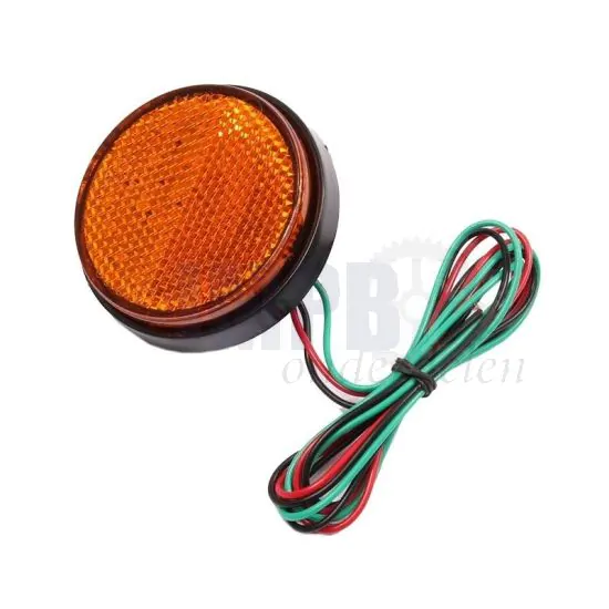 Reflector Oranje Led Rond 60MM M6 Bout